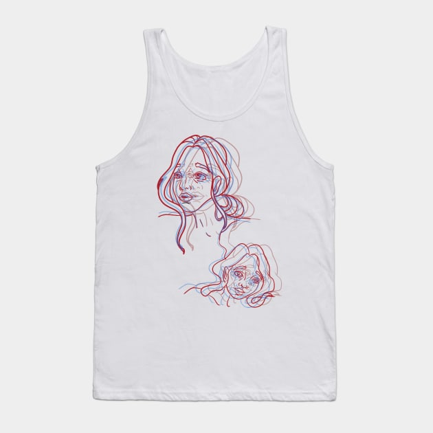 Reflection Tank Top by Anacraftsandarts